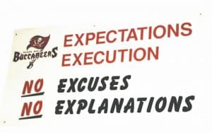 No Excuses No Explanations
