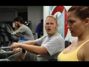 Stalker Gym Character in Dunedin Fitness Center