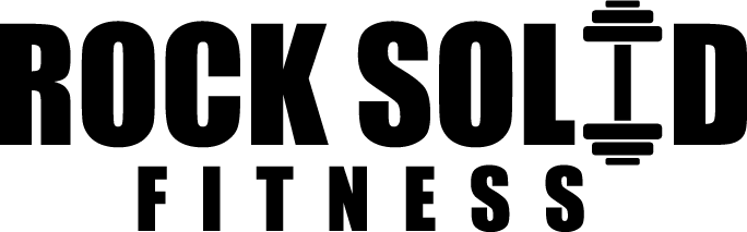 Rock Solid Fitness logo - black