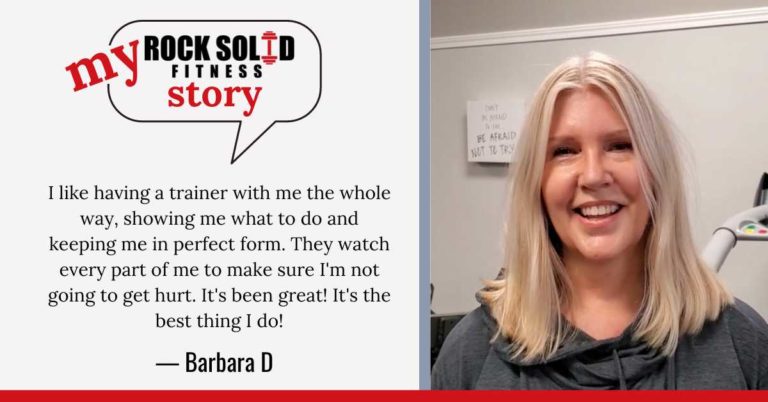 Rock Solid Fitness Client Spotlight: Barbara Dyjak