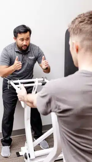 Youth athletic strength training program at Rock Solid Fitness