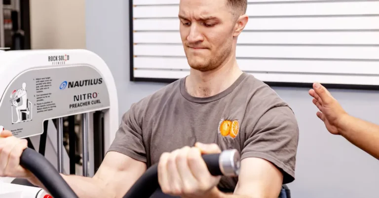 The Nautilus Bicep Curl is one of the best arm exercises for men