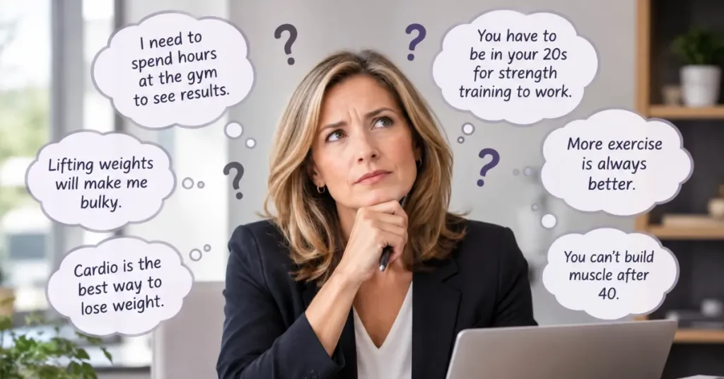 Woman confused by fitness myths