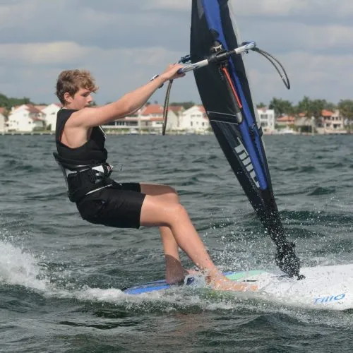 Youth Wind Surfing Athlete